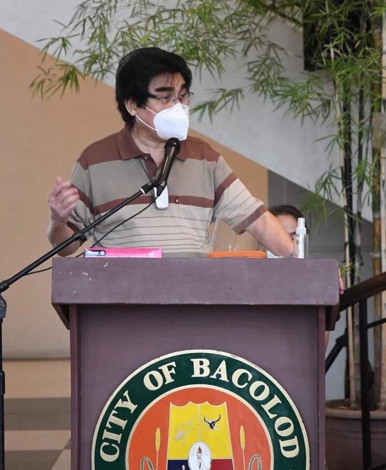 Bacolod City Mayor Evelio R. Leonardia. | Photo from Bacolod City PIO Facebook page.