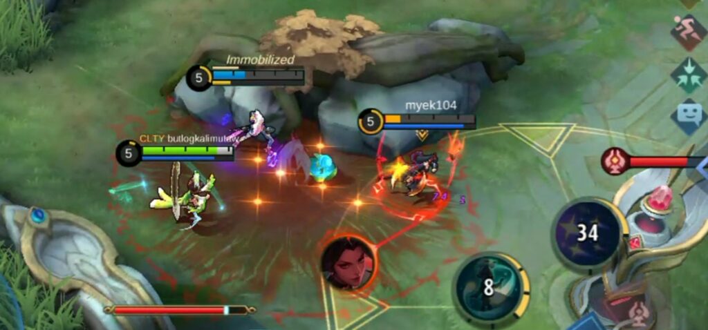 Chang on a battle scene.