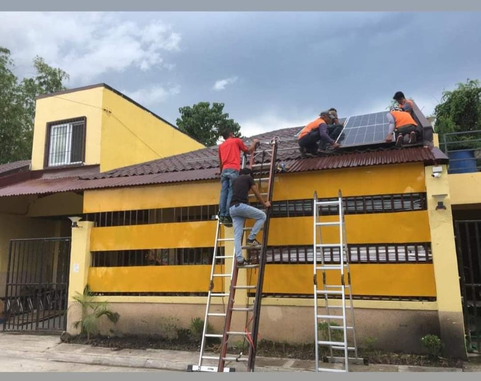 LMIT solar roof installation