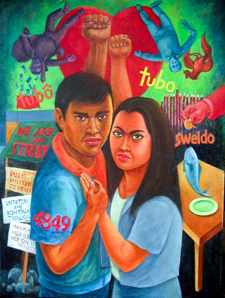 "P.I.L.S.", Oleo sa Kanbas, 18" x 24", 2008.