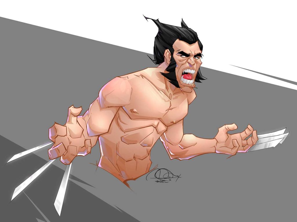 dnx technology | big wave of the future 2 Wolverine fan art. | Artwork by Earl Genesis Sagayno.