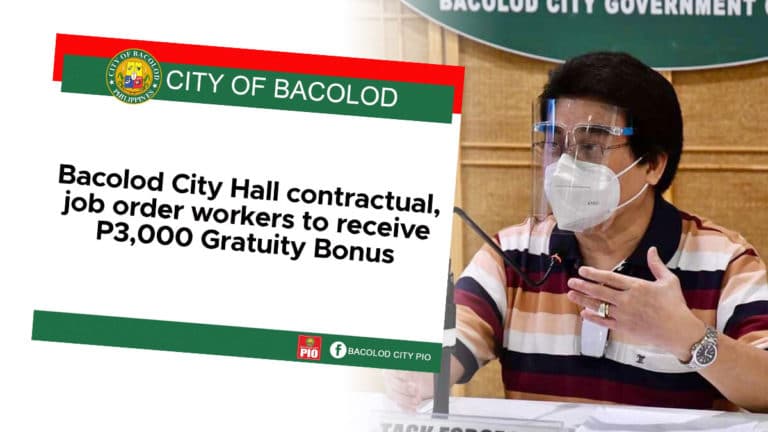 City allocates P21M for gratuity pay for contractual, J.O. workers