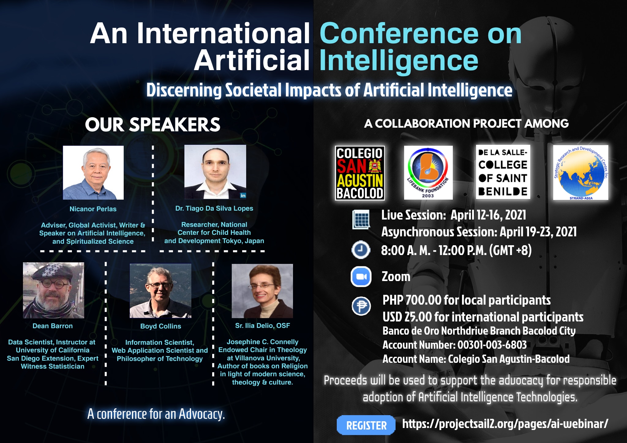 Event poster for the International Conference on Artificial Intelligence. | Photo by Paolo Hilado.