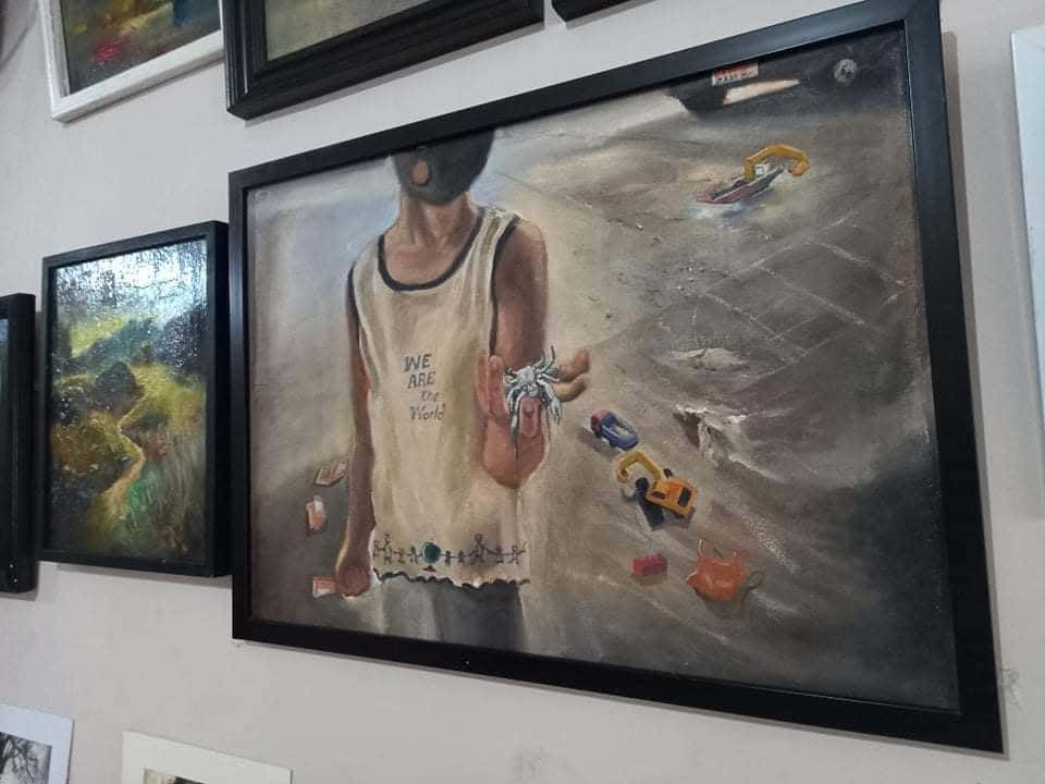 we are the world painting