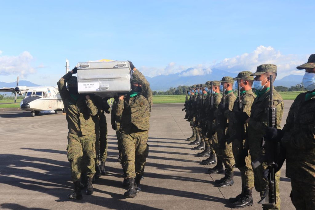 army carries the coffin