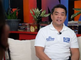 Bacolod city councilor Al Victor Espino during an interview with DNX.