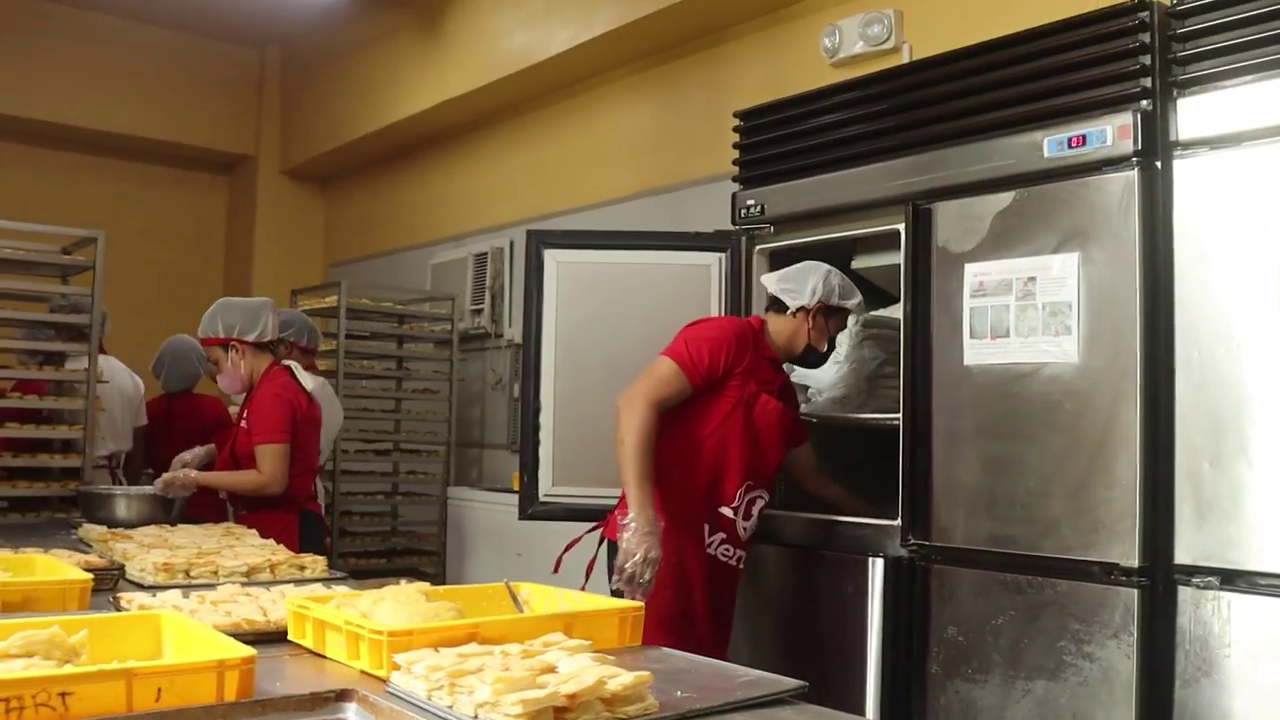 The freezer used to cool the dough.