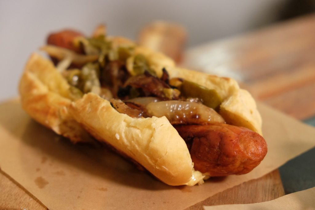 little pockets of goodness: jinky’s kitchen’s empanada spawn 4 hungarian sausage sandwich