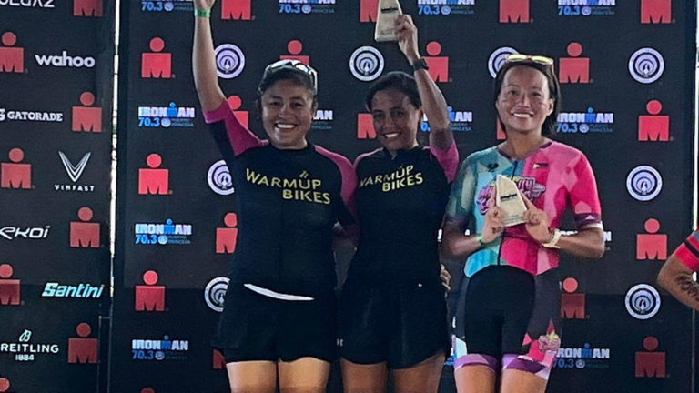 Bacolodnon sisters clinch top win in IronMan 70.3