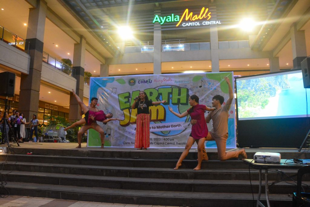 Rafael B. Lacson Memorial High School Association of Performing Arts gives a song and dance presentation as guests performers.