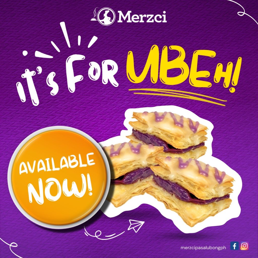 Ube Napoleones. | Photo from Merzci - Best Bacolod Pasalubong FB page.