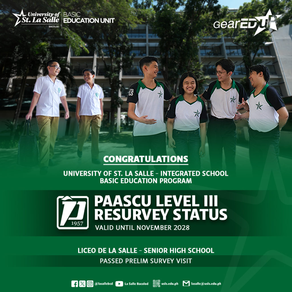 PAASCU Level III Resurvey Status