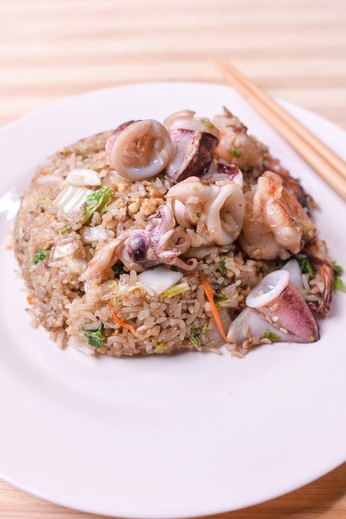 Squid with rice