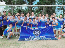 The winning team is composed (in alphabetical order) of Jose Miguel Acuna, Thomas Lucien Agapuyan (GK), Zyper Agudo, John Anderson Alcuizar, Cliff Gabriel Alsong, Glenn Matthew Armada, Aedan Jin Arnaez, Joshua Asparen, Ceazar Angelo Caluyo (C), Xyniel Lerion Carano-o, Jacob Arkin Danico, Miguel Christoff Garcia, John Edmund Gardose, Duane Alexander Guitche, Oji Herrera, Ian Marl Magallano, Ems Malayo, Uriel Manguiat, John Patrick Ryan Padilla, Zoe Kemuel Peralta, Seppe Anthony Severino and Ramon Paolo Sobiga with their Coaches Esmael Duron II and Aian Aspilla